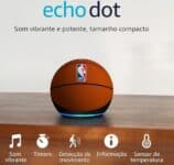 Echo Dot (Geração mais recente) | Edição Limitada Oficialmente Licenciado pela NBA