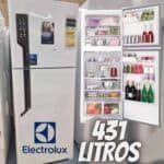 Geladeira Electrolux Frost Free 432L Efficient AutoSense Duplex Branca (TF70)