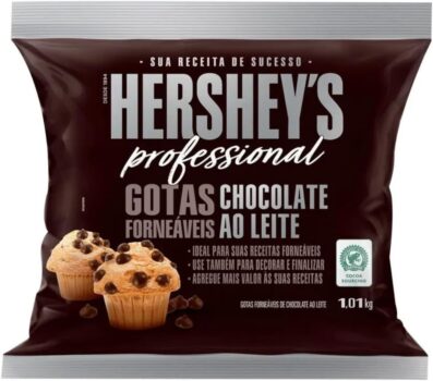 Gotas Forneáveis Chocolate ao Leite Hershey’S Professional – 1,01Kg