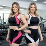 Kit 2 Conjunto Fitness Roupa Academia Zero Transparência