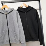 Kit 2 Moletons Com Capuz & Com Zíper, Casaco De Frio Inverno