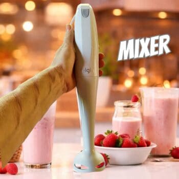 Mixer De Mão Portátil Branco 200w Com Copo 700ml MIX1002 Elgin