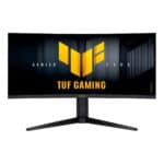 Monitor Gamer Curvo ASUS TUF 34"", WQHD, 250Hz, 0.5ms, Fast VA, FreeSync Premium, Altura Ajustável, Som Integrado, Preto - VG34WQML5A