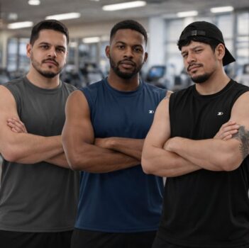 Kit 3 Camisas Regatas Dry-fit Masculina Sandrini Academia