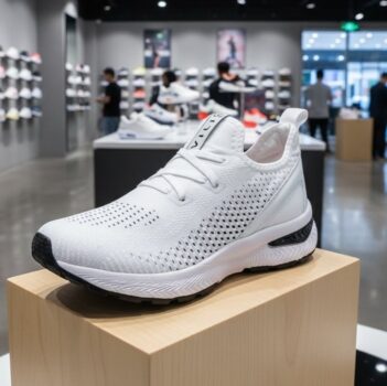 Tênis Branco Feminino Vili Para Caminhada Academia Treino