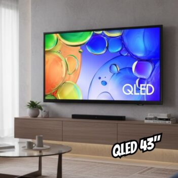 Samsung Smart TV 43″ QLED Full HD Q5F 2025, Xbox Cloud Gaming, Canais Gratuitos, HDR, Som em Movimento Virtual