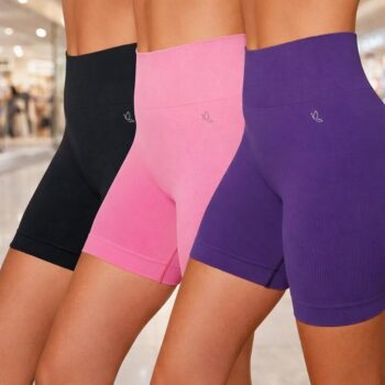 Short Benévola Poliamida Sem Costura Bermuda Confortável