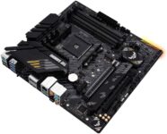 Placa-Mãe ASUS TUF Gaming B550M-PLUS AM4 mATX — Suporte Ryzen, PCIe 4.0, M.2 NVMe, DDR4, HDMI/DP, LAN Gigabit, Durabilidade Militar para PC Gamer