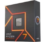 Processador AMD Ryzen 7 7700X Box (AM5/8 Cores/16 Threads/5.4GHz/40MB Cache/Radeon Graphics) Com Vídeo/Sem Cooler