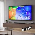 Samsung Smart TV 43" QLED Full HD Q5F 2025, Xbox Cloud Gaming, Canais Gratuitos, HDR, Som em Movimento Virtual