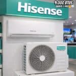 AR CONDICIONADO SPLIT INVERTER HISENSE R-32 HI-WALL 9000 BTUS QUENTE E FRIO WI-FI 220V