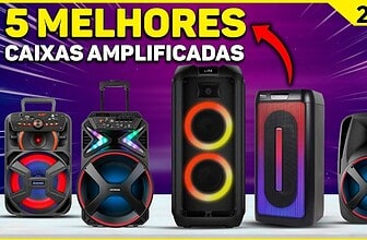 As 5 Melhores Caixas Amplificadas para Comprar em 2026: Potência, Graves Fortes e Melhor Custo-Benefício
