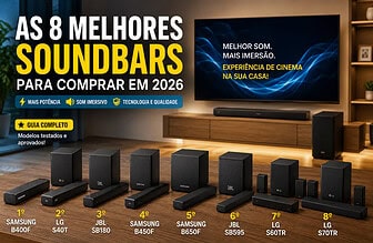As Melhores Soundbars para Comprar em 2026: 8 Modelos Que Realmente Valem a Pena