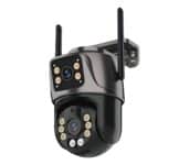 Camera Segurança Ip A29 Prova D'agua Duas Lentes App Yoosee Cor Preto Camera Dupla Preta