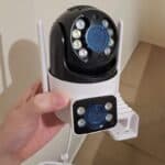 Câmera Segurança Ip Externa Wifi A28 App Icsee À Prova Dágua