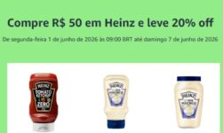 Compre R$ 50 em Heinz e leve 20% OFF - Amazon