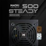 Fonte MACH1 Steady, 500W, 80 Plus Bronze, PFC Ativo, Preto - 500Steady