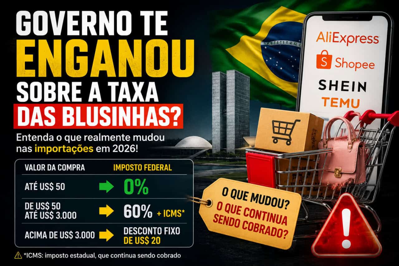 governo zerou a taxa das blusinhas entenda o que realmente mudou nas importacoes em 2026 Governo Zerou a Taxa das Blusinhas? Entenda o Que Realmente Mudou nas Importações em 2026