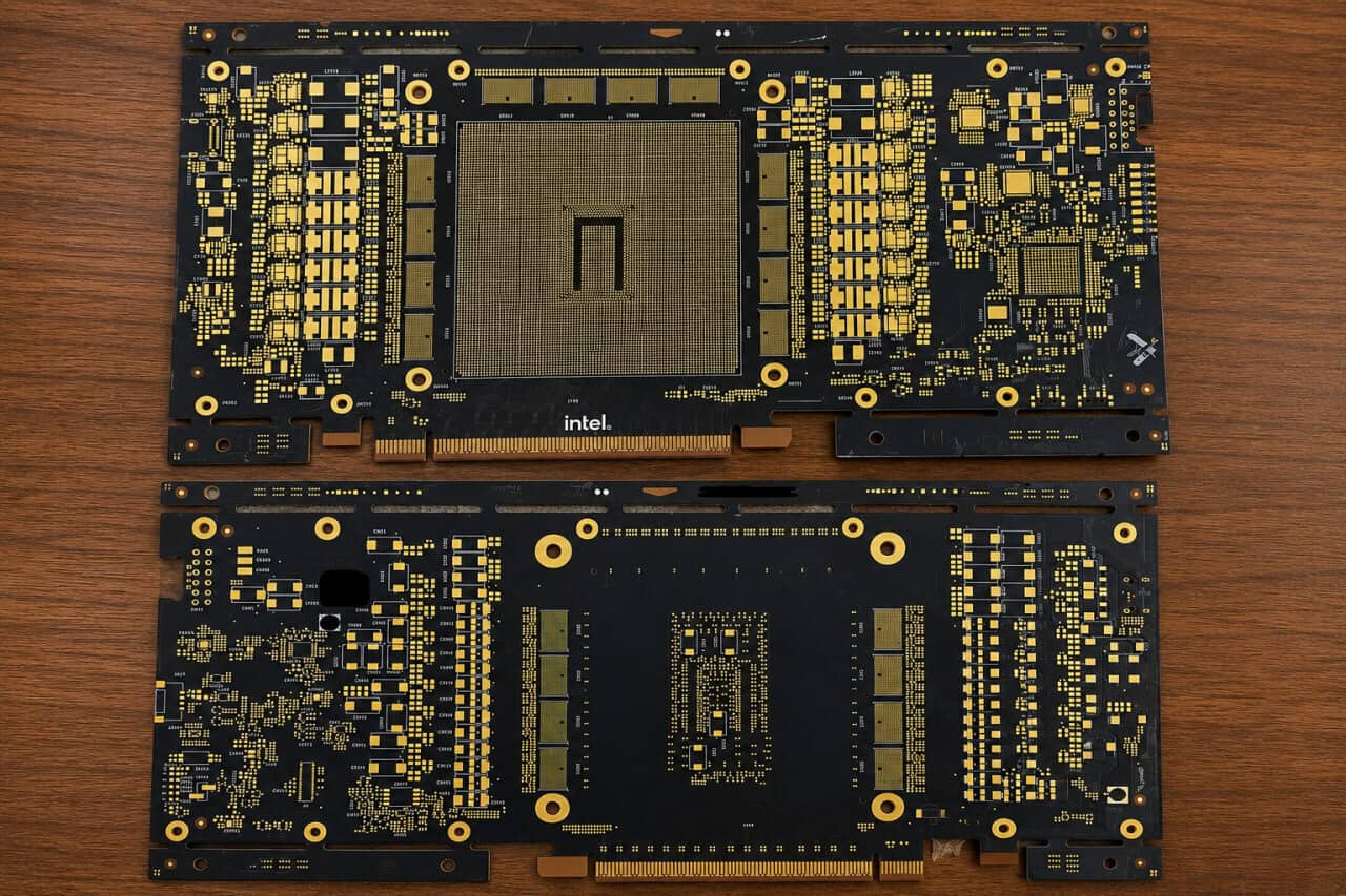 intel crescent island vaza em imagens nova gpu xe3p pode chegar com 160 gb de memoria Intel Crescent Island Vaza em Imagens: Nova GPU Xe3P Pode Chegar com 160 GB de Memória LPDDR5X