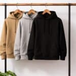 Kit 3 Blusas De Frio Moletom Liso Fechada Bolso Canguru