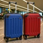 Mala De Viagem Bordo Mão Pequena 10kg Abs Cadeado 360