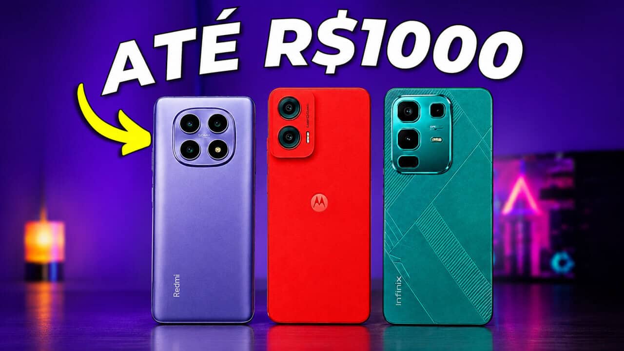 melhores celulares ate r 1000 para comprar em 2026 os modelos que realmente valem a pena Melhores celulares até R$ 1.000 para comprar em 2026: os modelos que realmente valem a pena