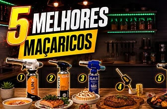 Melhores Maçaricos de 2026: 5 Modelos Potentes para Cozinha, Solda e Uso Profissional