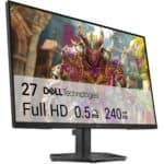 Monitor Dell Gaming 27" Full HD – 240Hz – IPS 0.5ms AMD FreeSync Premium TÜV 3 Estrelas – SE2726HG