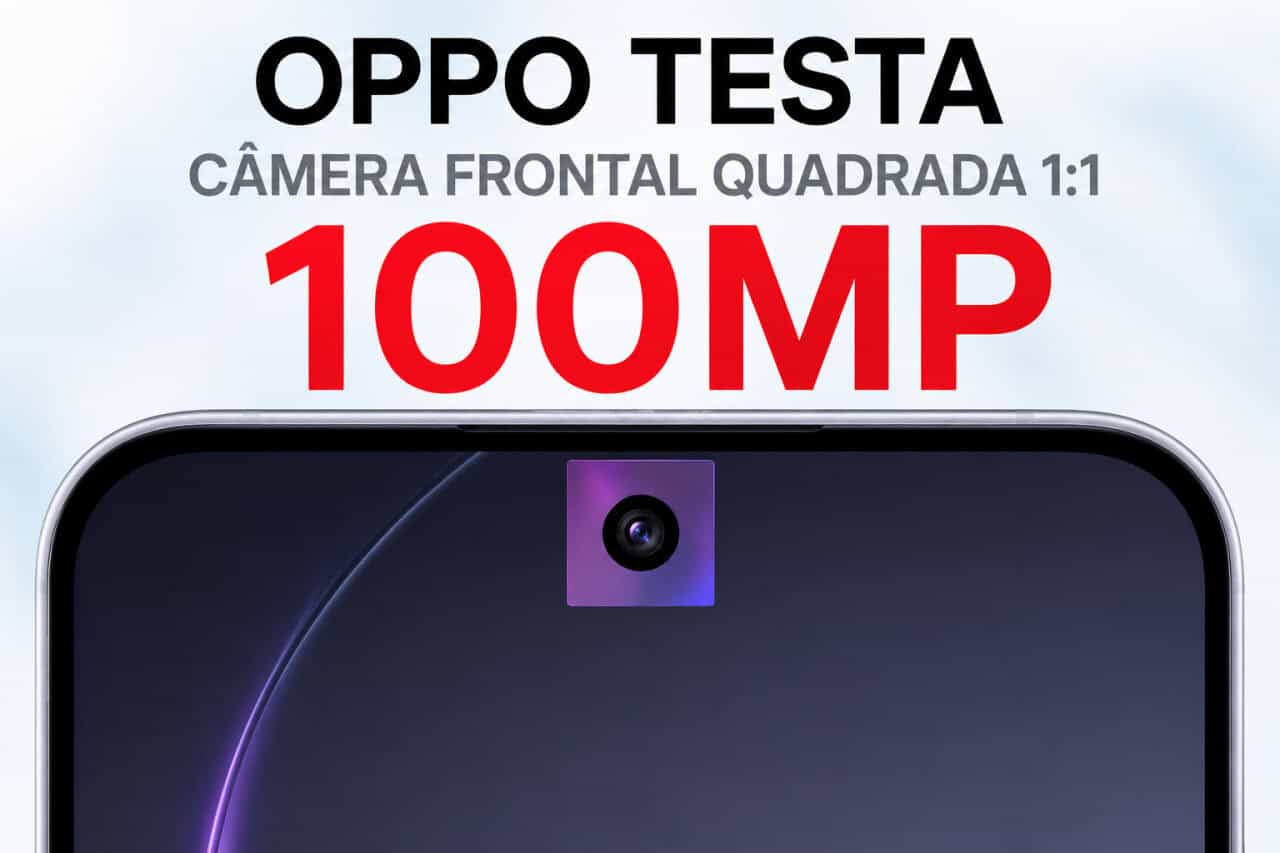 oppo pode revolucionar as selfies com nova camera frontal quadrada de 100 mp Oppo Pode Revolucionar as Selfies com Nova Câmera Frontal Quadrada de 100 MP