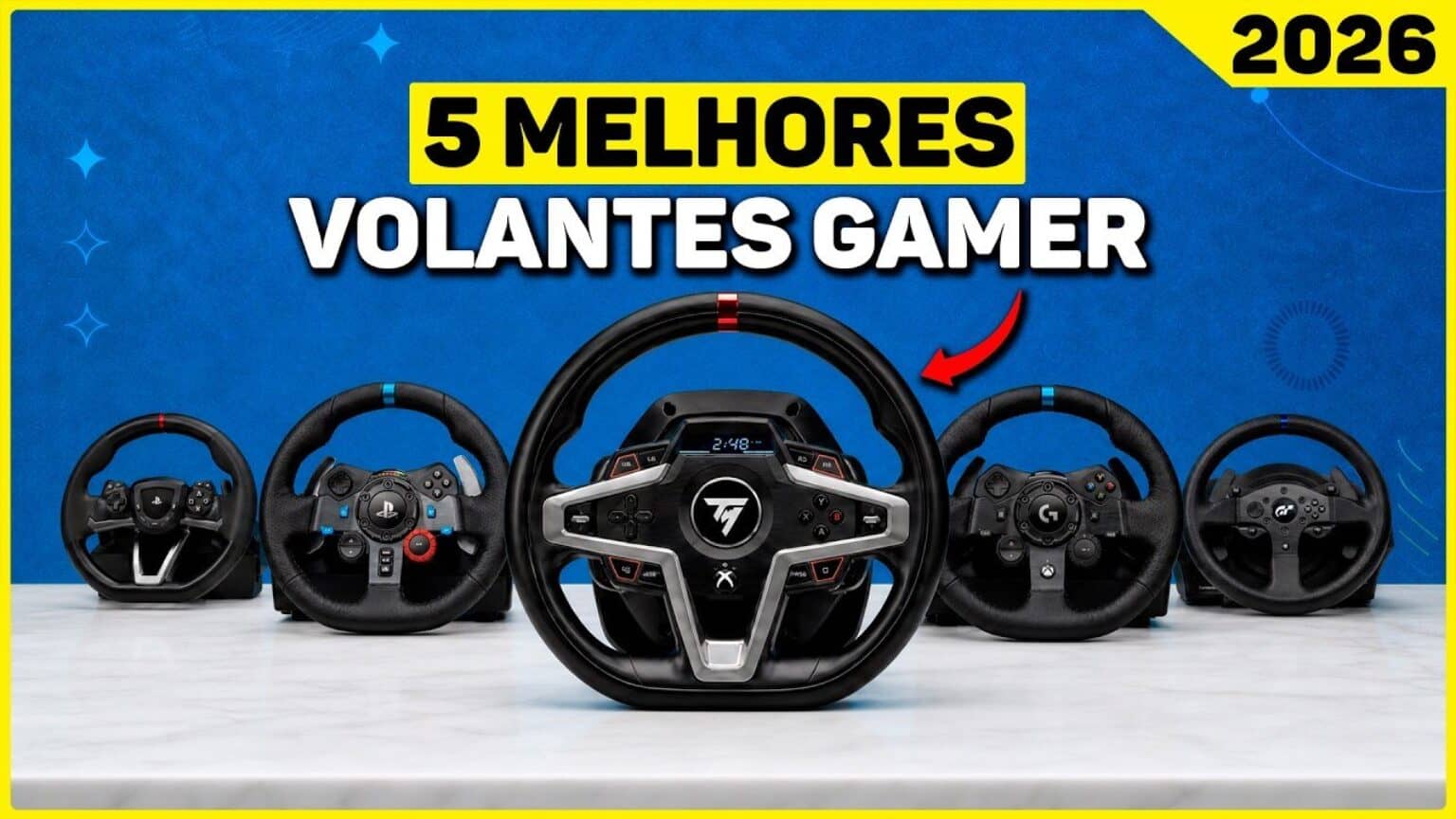 Os 5 Melhores Volantes Gamer para Comprar em 2026: Guia Completo para ...
