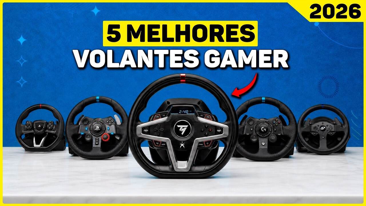 os 5 melhores volantes gamer para comprar em 2026 guia completo para sim racing Os 5 Melhores Volantes Gamer para Comprar em 2026: Guia Completo para Sim Racing