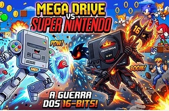 Super Nintendo vs Mega Drive: A Maior Rivalidade dos Games nos Anos 90