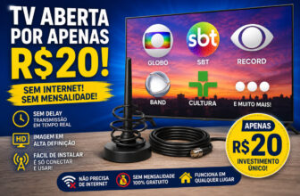 Antena Digital Portátil Vale a Pena? Como Assistir TV Aberta, Globo, SBT e Record Sem Internet em 2026