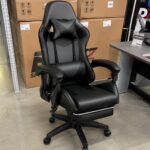 Cadeira Gamer Jogos Escritório Ergonômica Giratória 360 Luxo Cor Preto