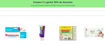 Compre 3 e ganhe 30% de desconto - Amazon