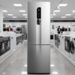 Geladeira/Refrigerador Electrolux Frost Free Inverse Inox Look 400L Efficient IB6S Bivolt