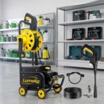 Lavadora De Alta Pressão Lumeka XW80 com motor a indução Lavadoras de Jato Elétricas Com Rolo De Mangueira