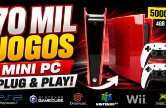 Mini PC Retrô com 72 Mil Jogos Vale a Pena? Testamos o Console de Emulação Que Promete Rodar PS2, GameCube e Muito Mais
