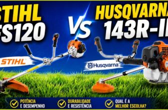 Stihl FS 120 ou Husqvarna 143R-II: qual é a melhor roçadeira a gasolina para comprar em 2026?