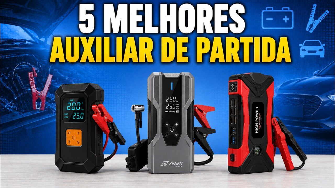 top 5 melhores auxiliares de partida automotivos em 2026 boosters para carro suv e moto Top 5 Melhores Auxiliares de Partida Automotivos em 2026: boosters para carro, SUV e moto