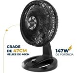Ventilador Britânia 2 em 1 Maxx Force Silencioso 174W BVT481