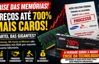 A Crise das Memórias RAM Foi Manipulada? Samsung, SK hynix e Micron São Processadas por Suposto Cartel Bilionário