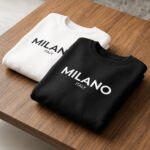 Blusa Moletom Milano Italy Estampado Gola Redonda Careca