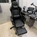 Cadeira Gamer Ergonômica Para Jogos Pc Reclinável Apoio Pé