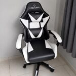 Cadeira Gamer Lancer Preta e Branca Healer