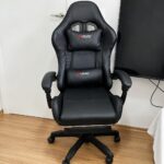 Cadeira Gamer Reclinável X-Ray Fit Preta Ergonômica com Apoio para Pés