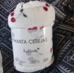Cobertor Casal Manta Cereja Habitat Poá Bolinha Soft Macia