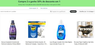 Compre 2 e ganhe 50% de desconto em 1 - Amazon