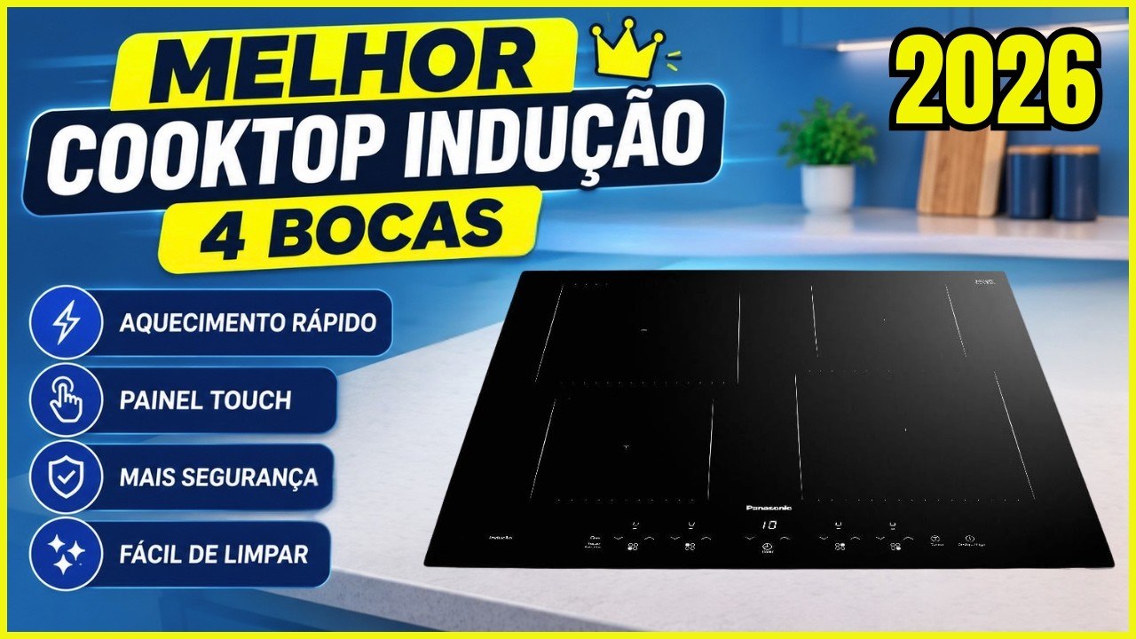 cooktop de inducao panasonic 4 bocas vale a pena review completo vantagens desvantagens e analise Cooktop de Indução Panasonic 4 Bocas Vale a Pena? Review Completo, Vantagens, Desvantagens e Análise