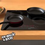 Cooktop por Indução Oster, Touch Screen, 4 Bocas, 220V, OTOP402
